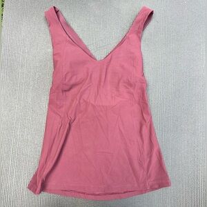 Fitted Maroon Lululemon Tank Top